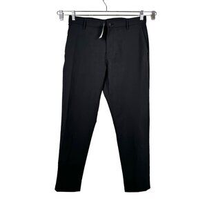 Banana Republic Men's Flat Front Pant Slim Performance Pants black sz‎ 34